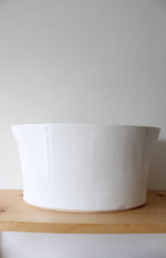 HB Large White Ceramic Oval Serving Dish