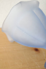 Indiana Glass Frosted Blue Sundae Dish