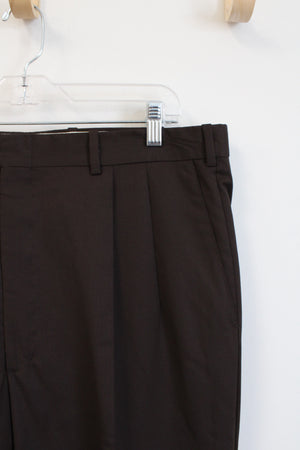 DiMilano Brown Wool Dress Pants | 38R