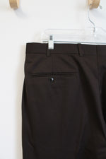 DiMilano Brown Wool Dress Pants | 38R