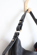 Dooney & Bourke Black Pebble Grain Cooper Hobo Purse