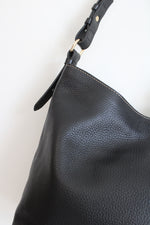 Dooney & Bourke Black Pebble Grain Cooper Hobo Purse