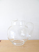 Princess House Vintage Heritage Pattern Glass Pitcher & Cup Set
