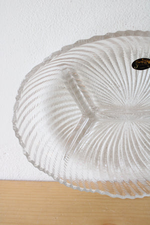 Crystal Clear Studios Etched Serving Platter