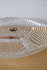Crystal Clear Studios Etched Serving Platter