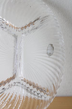 Crystal Clear Studios Etched Serving Platter