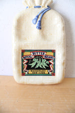 Vintage Hearth & Home Yellow Gingham Canister & Spoon Rest Set