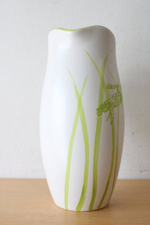 Melrose Grasshopper Painted Tall Pitcher