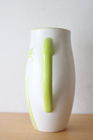 Melrose Grasshopper Painted Tall Pitcher