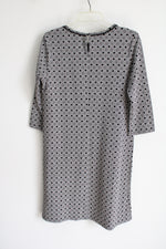 Wonder Black White Patterned Dress | S