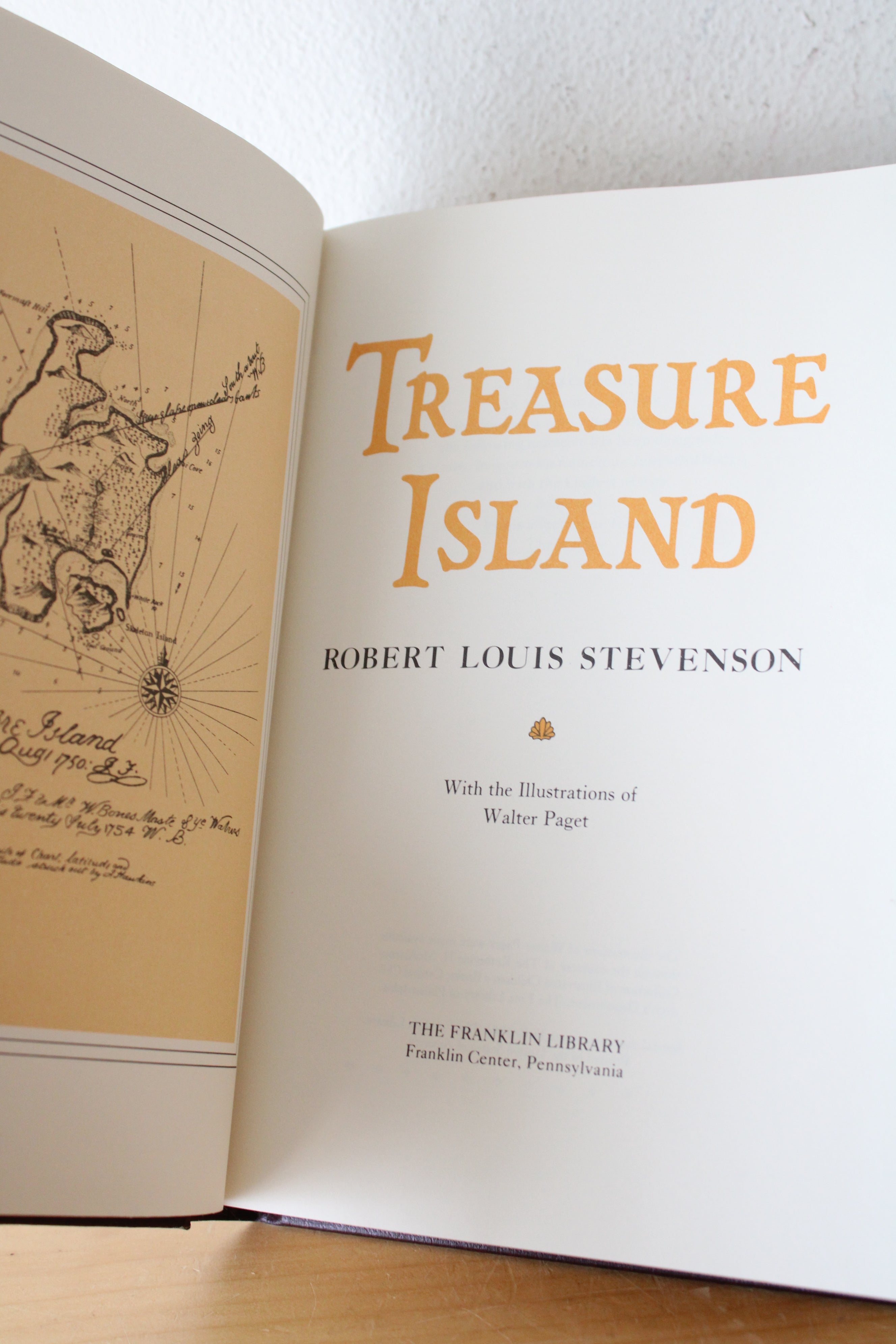 Treasure Island By Robert Louis Stevenson The Franklin Library Edition