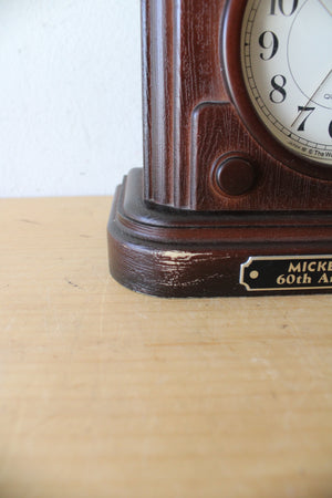 Vintage Seiko Quartz Mickey Mouse 60th Anniversary Clock