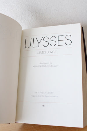 Ulysses By James Joyce The Franklin Library Edition