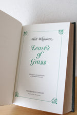 Leaves Of Grass By Walt Whitman The Franklin Library Edition