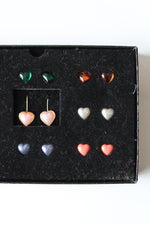 Joan Rivers Interchangeable Magnetic & Clip-On Heart Earrings