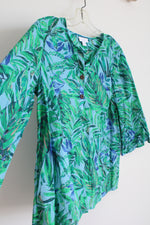 J.Jill Tropical Cotton Top | S