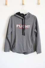 Sport-Tek Pennsylvania Flight Basketball Gray Hoodie | L