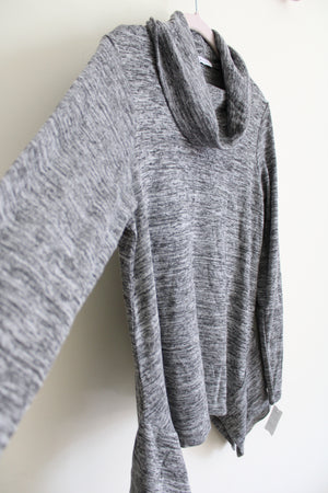 Avon Gray Heathered Knit Cowl Neck Sweater | S (4/6)