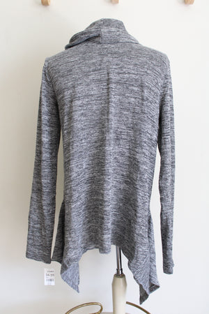 Avon Gray Heathered Knit Cowl Neck Sweater | S (4/6)