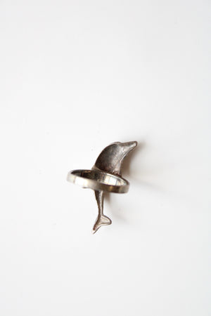 Sterling Silver Dolphin Ring | Size 6.5