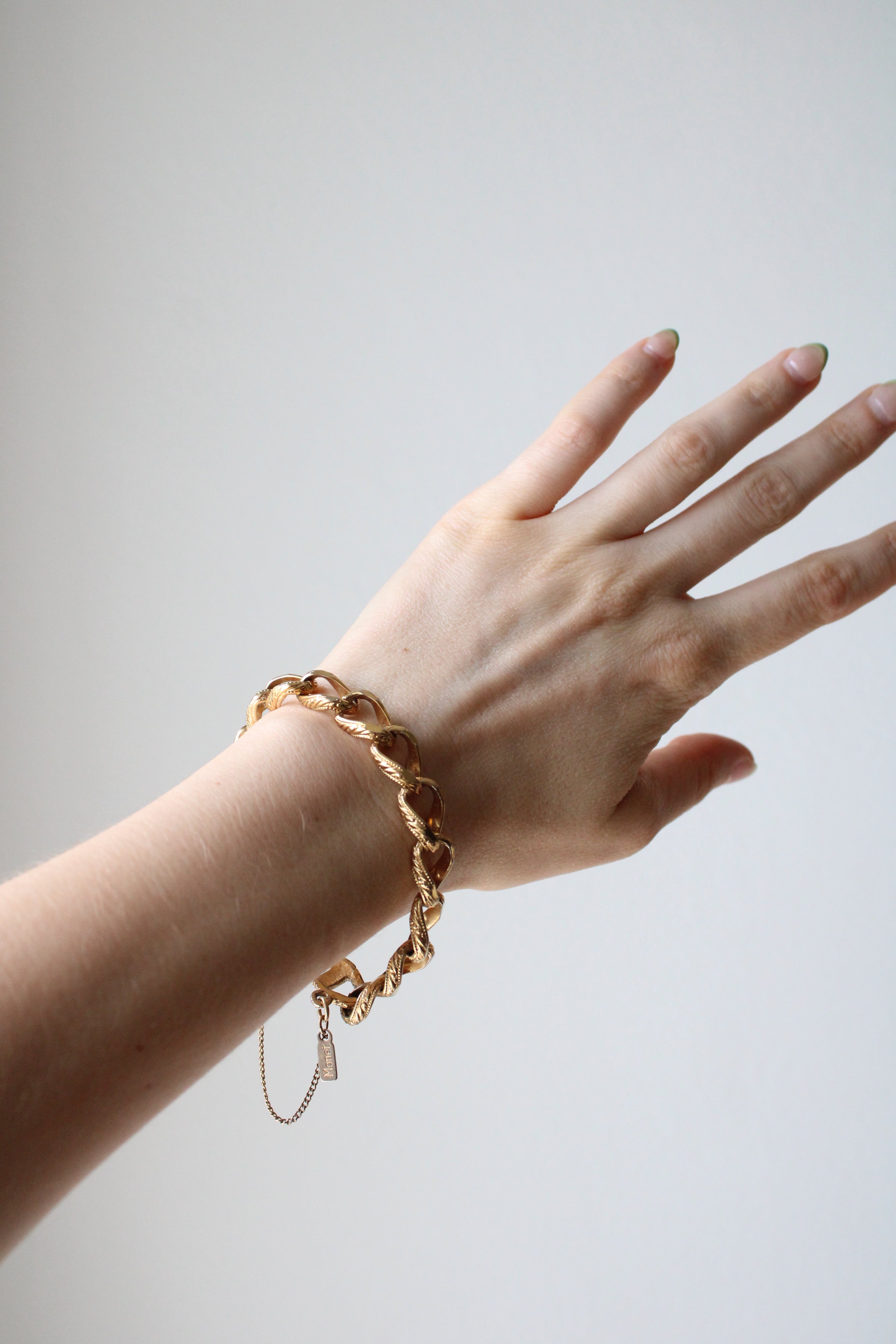 Monet Gold Chunky Chain Bracelet