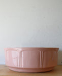 Vintage Light Pink Large Ceramic Serving Bowl