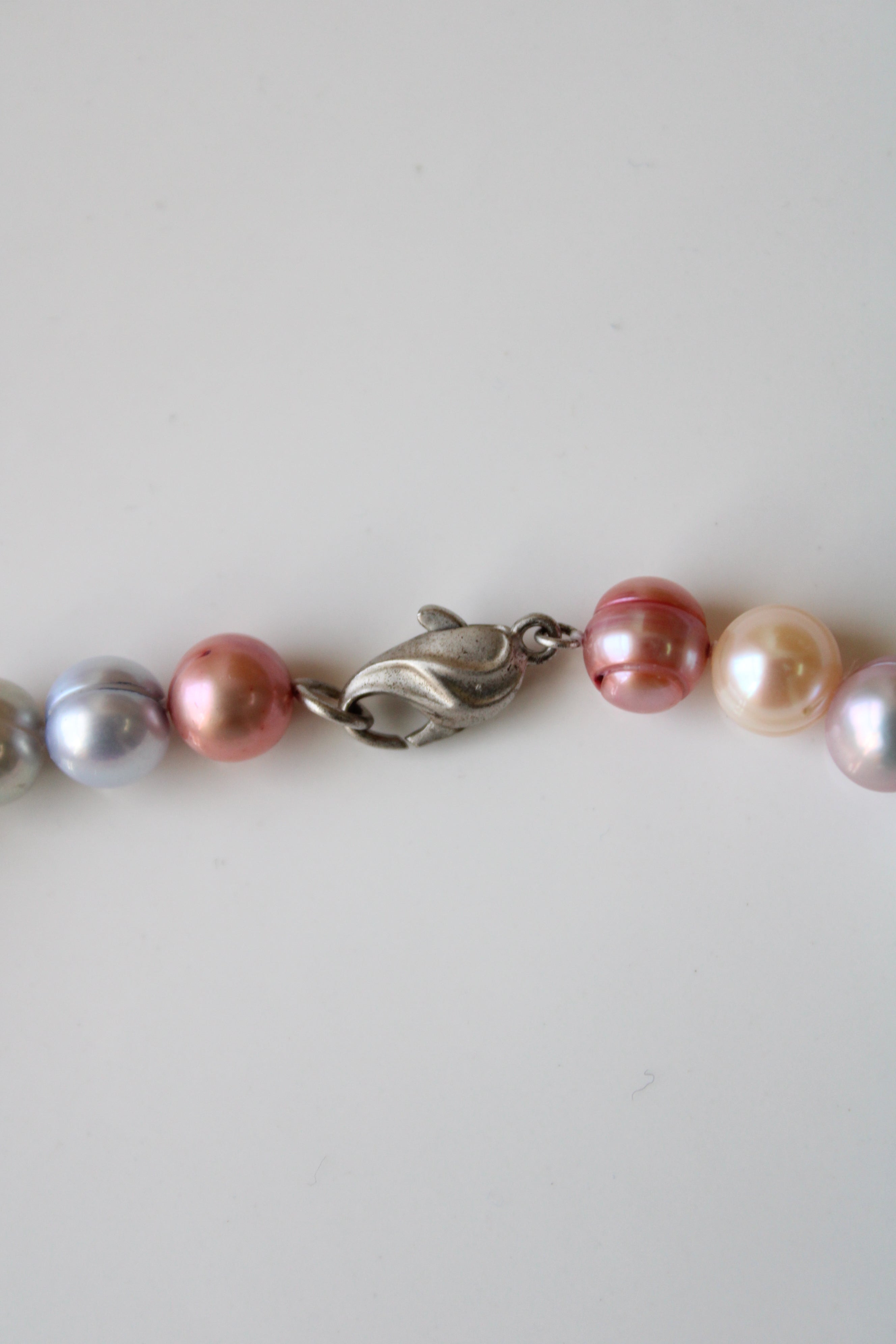 Pastel Multicolored Genuine Freshwater Pearl Necklace