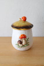 Sears & Roebuck Merry Mushroom Ceramic Small Cannister Jar