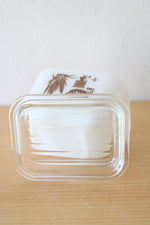 Pyrex Early American 501 8 1 1/2 Cup Small Refrigerator Dish