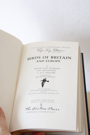 Roger Tory Peterson Field Guide Bird Of Britain And Europe Easton Press