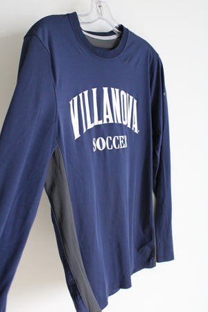 Nike Dri-Fit Villanova Soccer Blue Long Sleeved Shirt | S