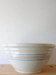 McCoy Large Pink & Blue Pottery Bowl