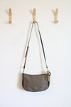 Coach Jacquard Sutton Legacy Black & Beige Canvas Crossbody Bag