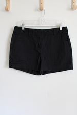 LOFT Black Chino Shorts | 4