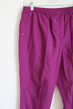 Lands' End Magenta Nylon Pants | L (14/16)