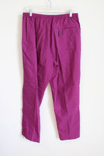 Lands' End Magenta Nylon Pants | L (14/16)