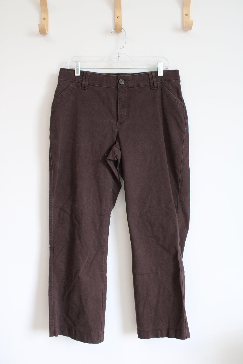 Lee Sinfully Soft Dark Brown Pants | 12 Petite