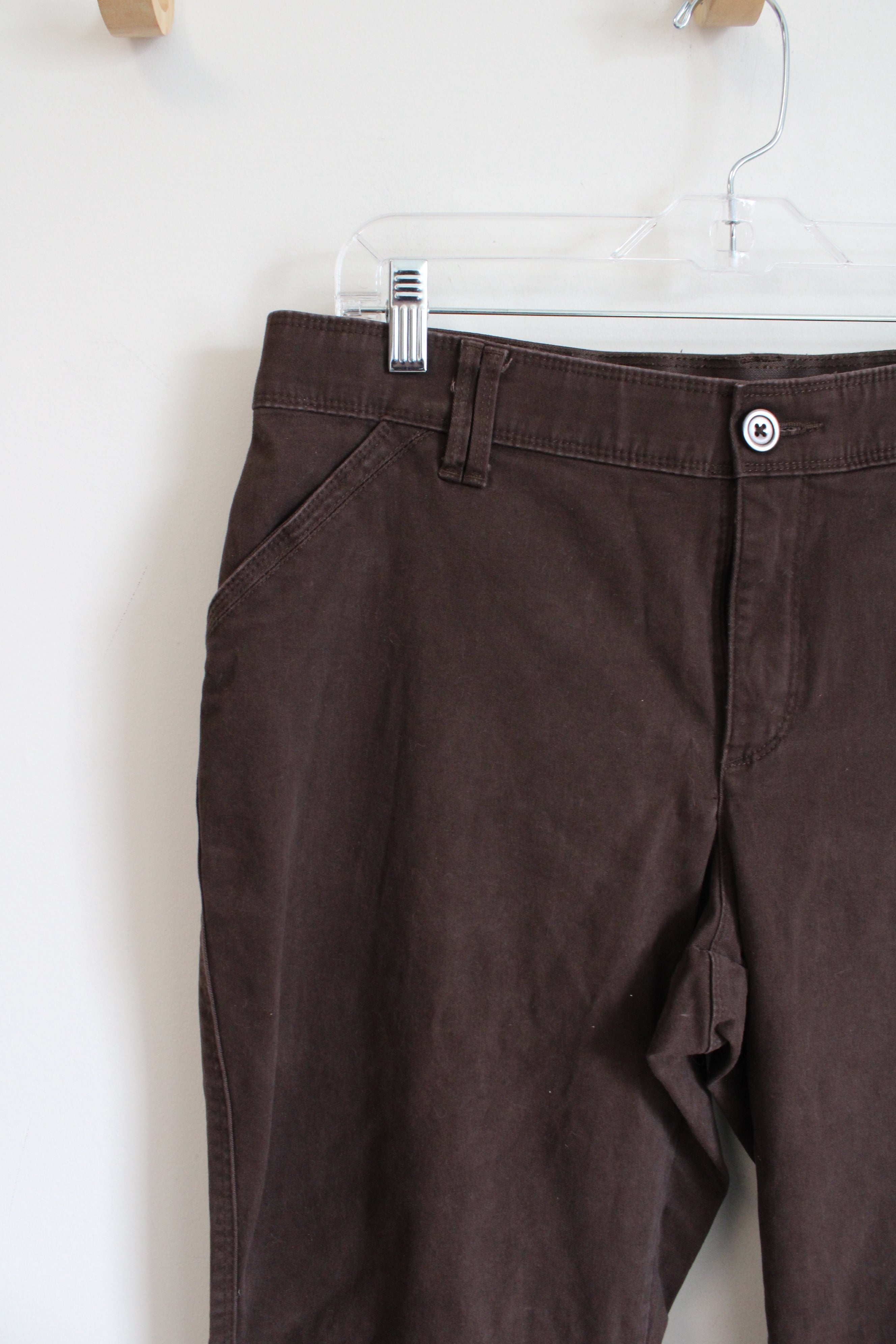 Lee Sinfully Soft Dark Brown Pants | 12 Petite