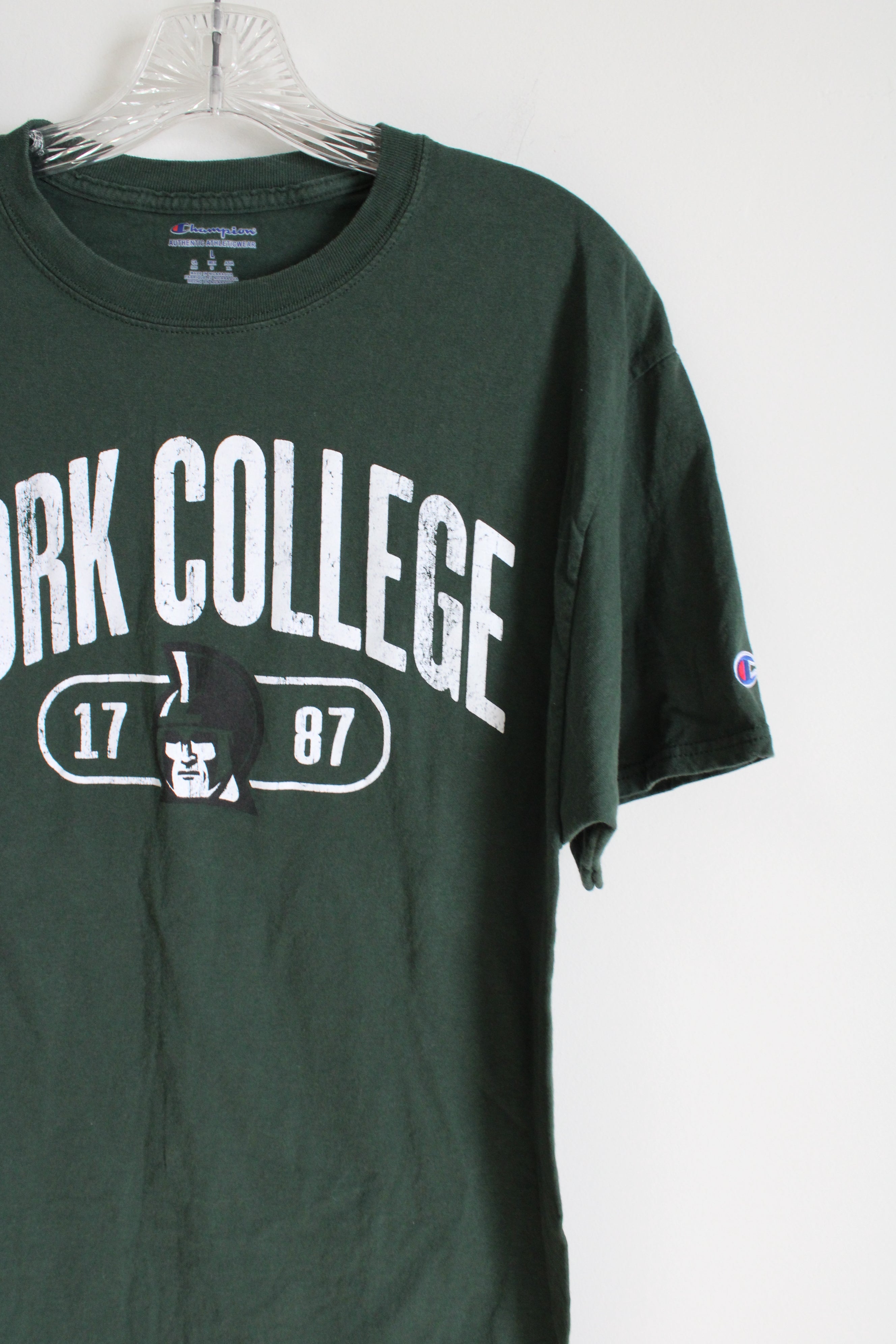 Champion York College Evergreen Tee | L