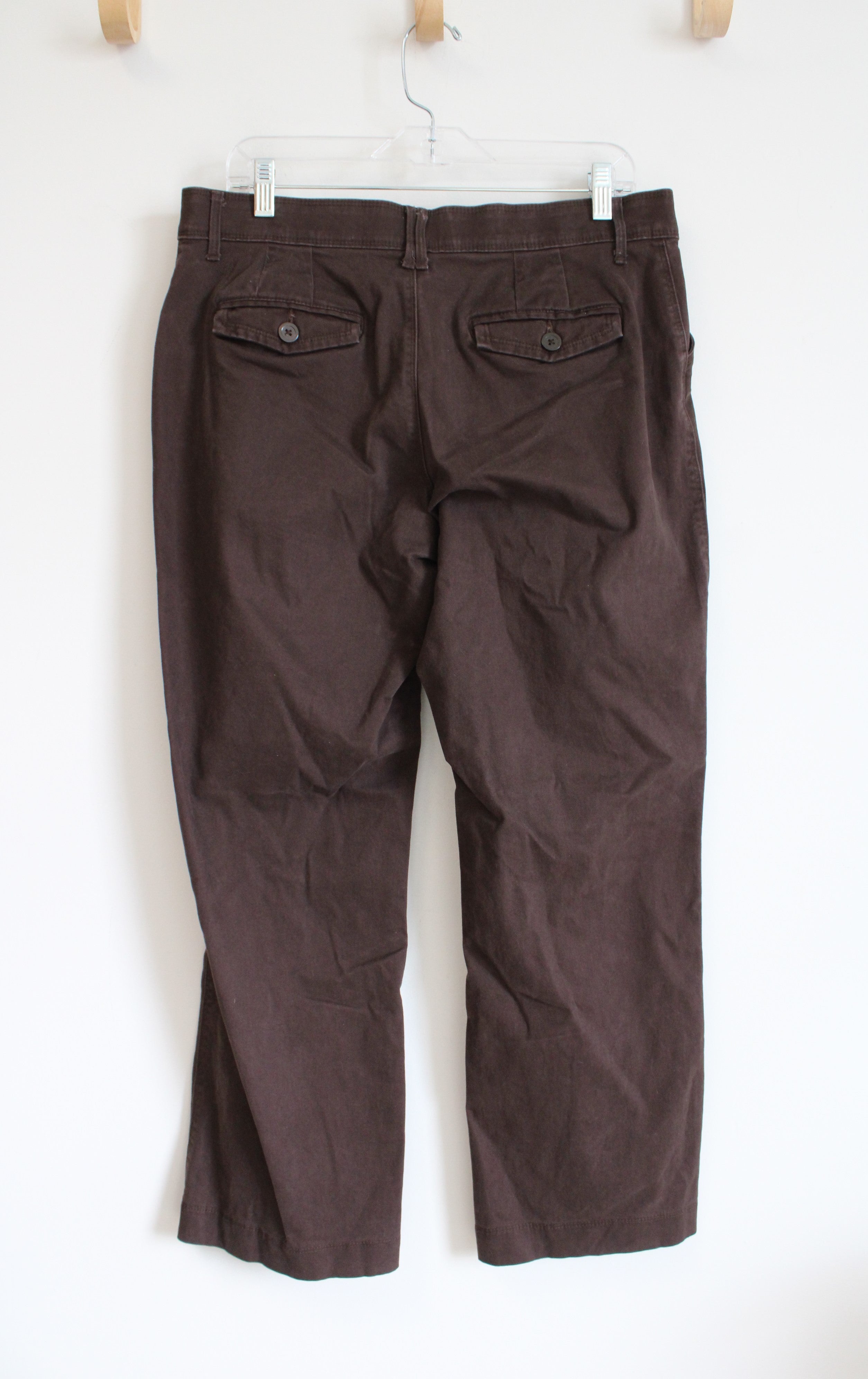 Lee Sinfully Soft Dark Brown Pants | 12 Petite