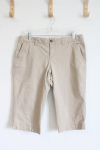 Old Navy Perfect Khaki Capri Pants | 12 Regular