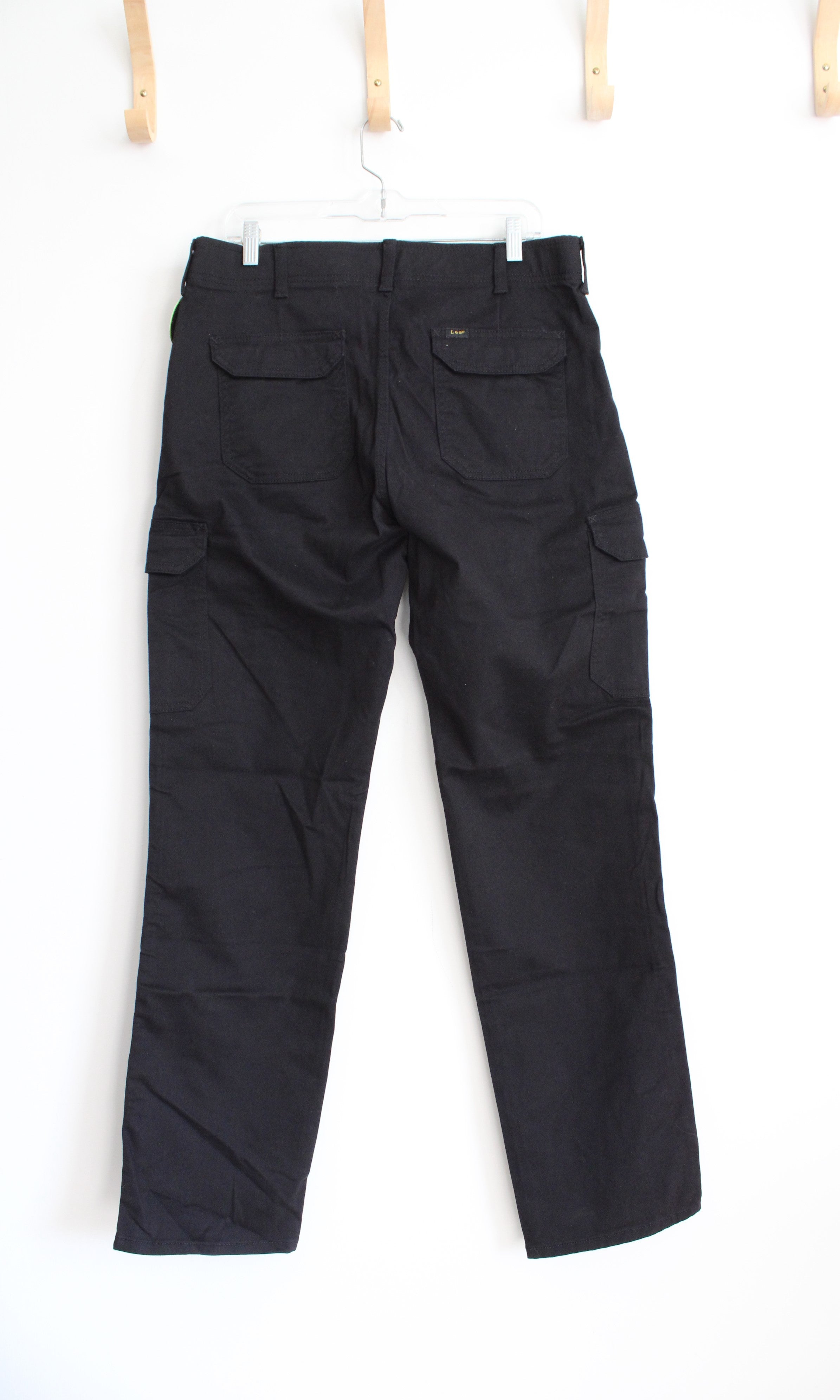 NEW Lee Straight Fit Black Cargo Pants | 34X34