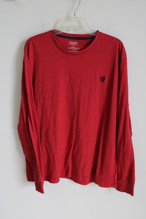 Chaps Coastland Wash Red Long sleeved Tee | XXL