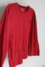 Chaps Coastland Wash Red Long sleeved Tee | XXL