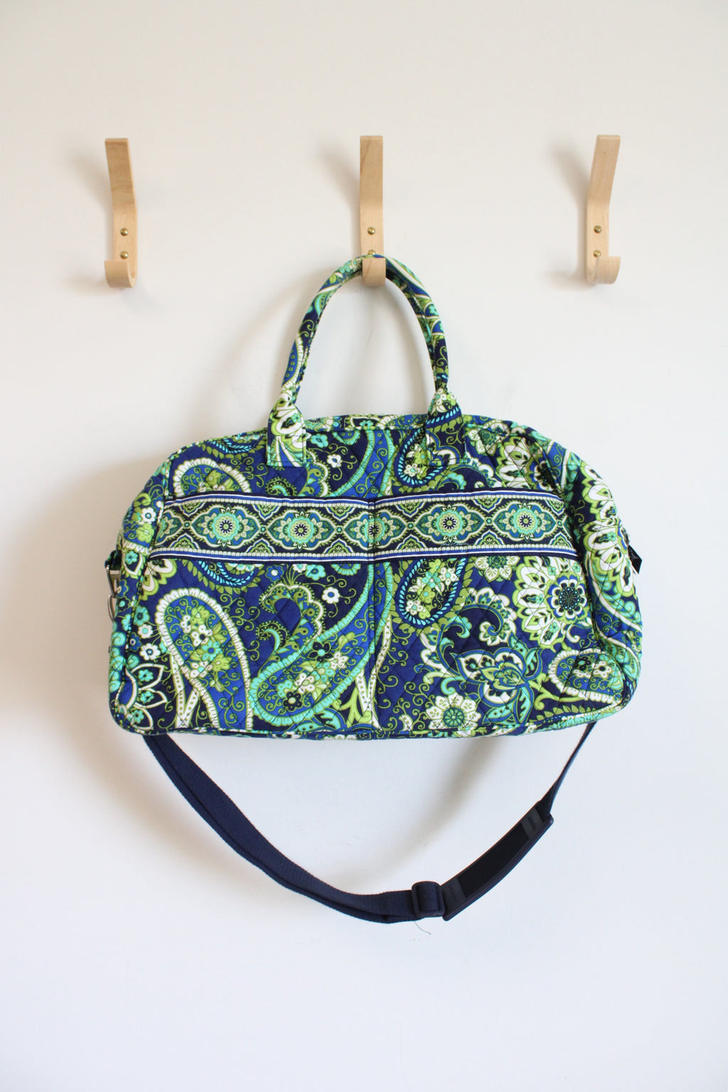 Vera Bradley Rhythm & Blues Weekender Travel Tote Bag