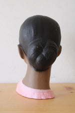 Fine Quality Lego Japan Painted Porcelain Head Bust Of Woman