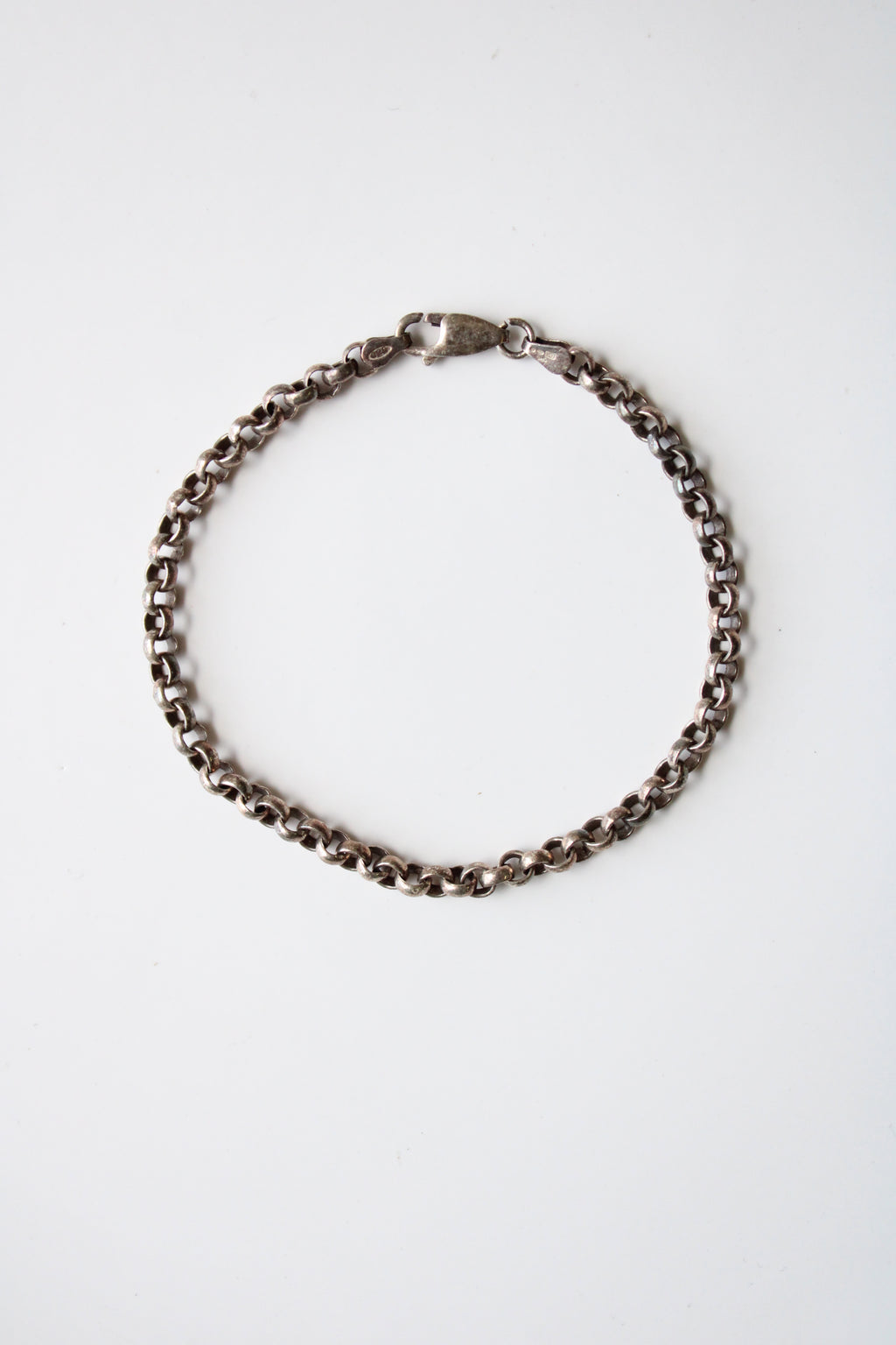 Paper Chain Sterling Silver Bracelet