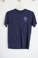 Under Armour Navy Blue Compass Tee | M