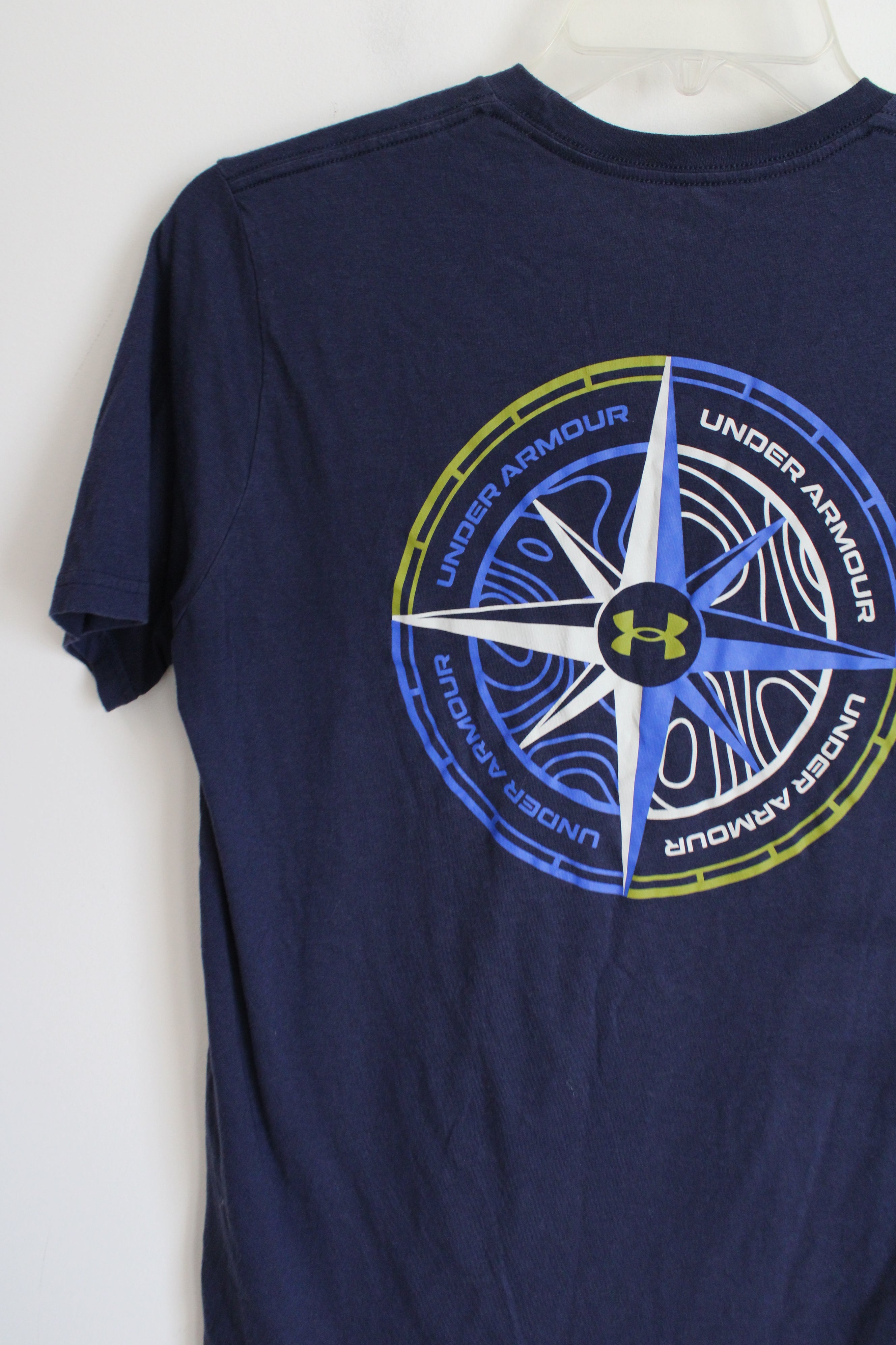 Under Armour Navy Blue Compass Tee | M