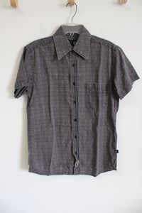 Just Cavalli Gray Button Down Cotton Shirt | S